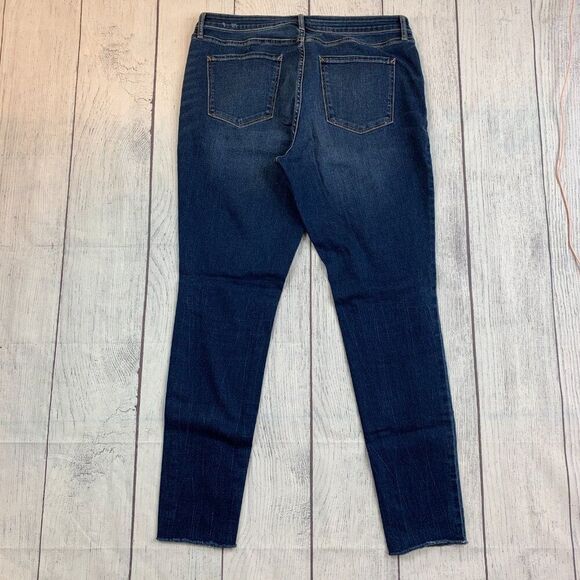 A.N.A. Jeans sz 16 T Tall Mid Rise Jegging Skinny Stretch Dark Wash Inseam 31.5" - Picture 5 of 12